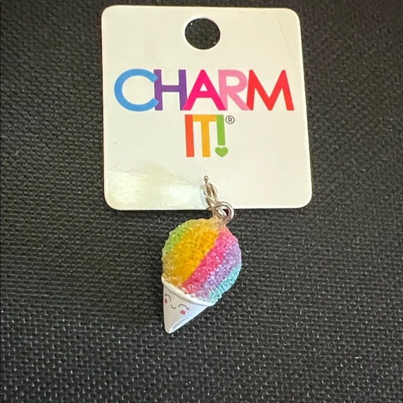 Charm It! Rainbow Snow Cone Charm - Picture 1 of 3